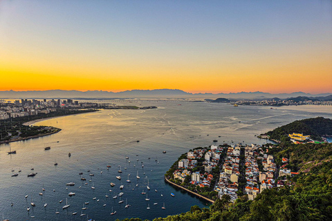 Rio de Janeiro sunset by Jeep Italian speaking guide