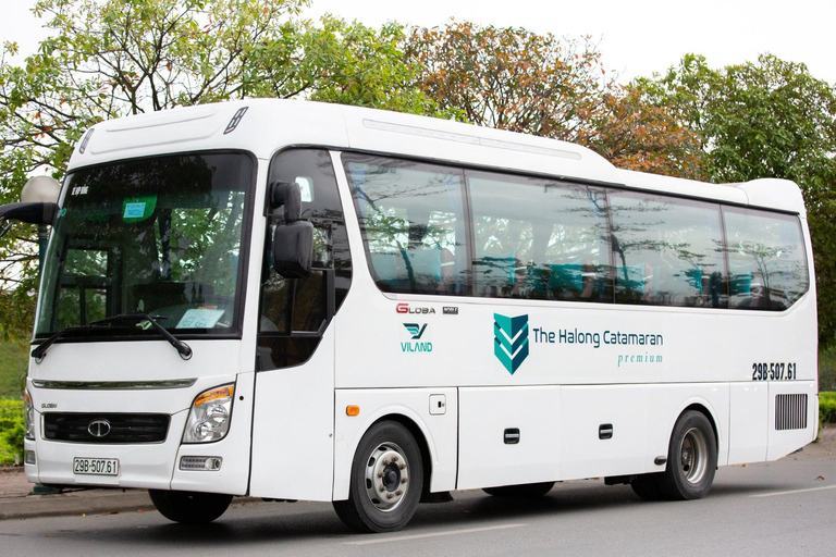 Hanoi:Halong Catamaran 5* Day Cruise,champoline,water slide Without Transfer Service