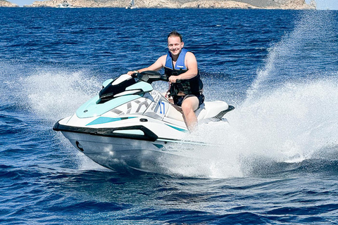 Excursion en jet ski à Cala Comte depuis San Antonio