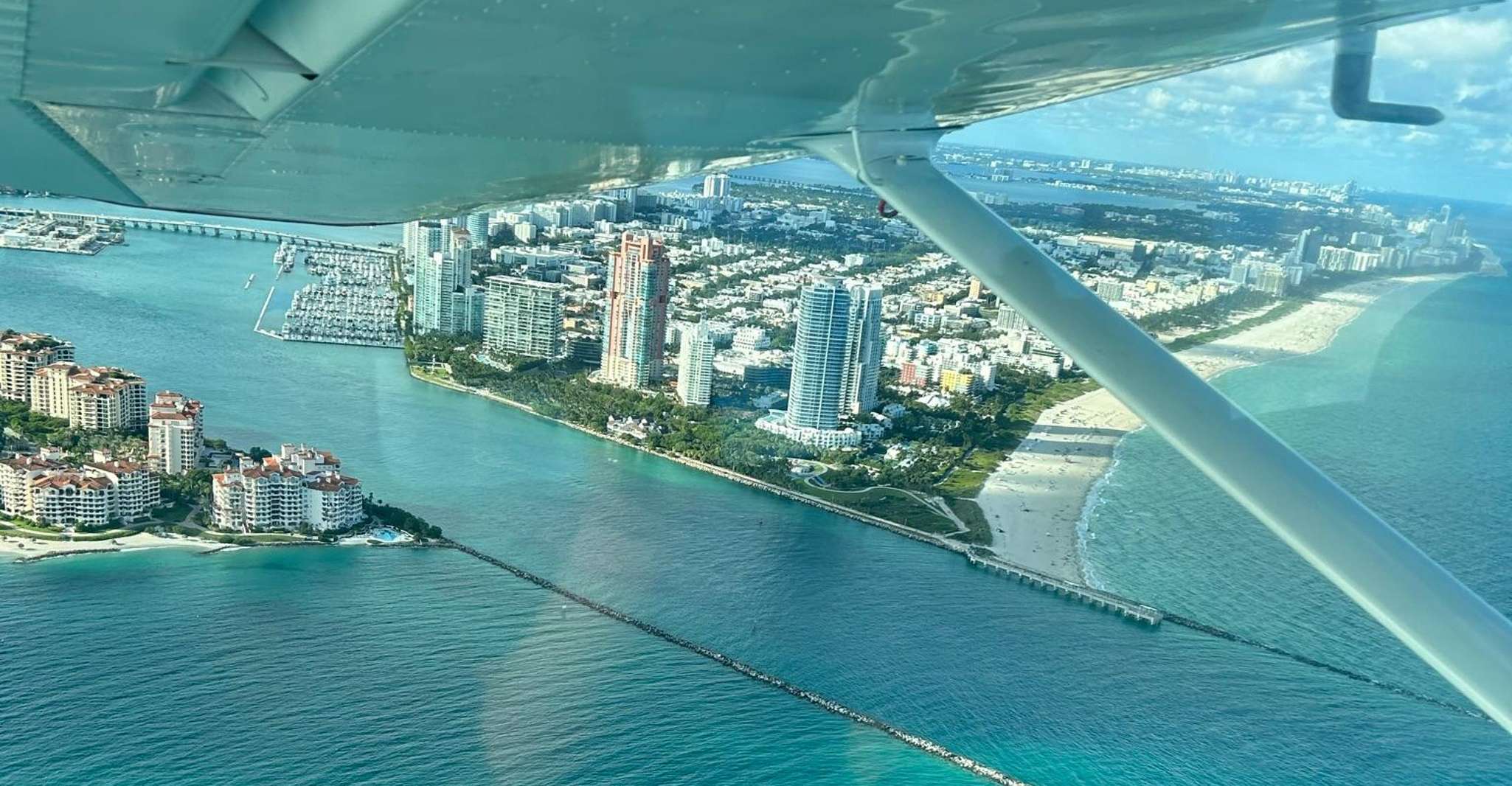 Miami Beach: South Beach Private Airplane Tour with Drinks photo 14