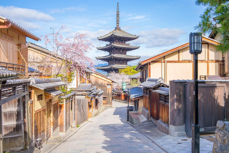 Kyoto och Nara UNESCO-höjdpunkter Dagsutflykt från OsakaOsaka upphämtning kl. 8:40