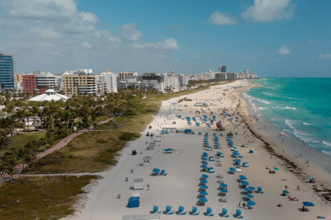 Miami: South Beach: Tour particular de 30 minutos em um helicóptero de luxo