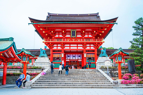 من أوساكا: جولة ليوم واحد في كيوتو ونارا وفوشيمي إناري وأراشياماTrip including Sagano Romantic Train