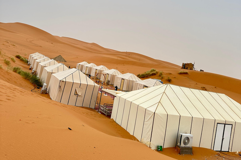 From Marrakech: 3-Day Sahara Desert Tour with Meals & Camp Standard camp in the desert