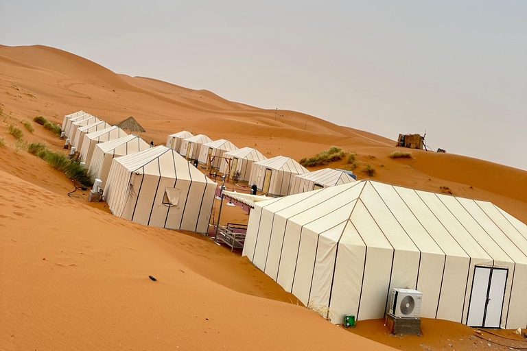 From Marrakech: 3-Day Sahara Desert Tour with Meals & Camp Standard camp in the desert