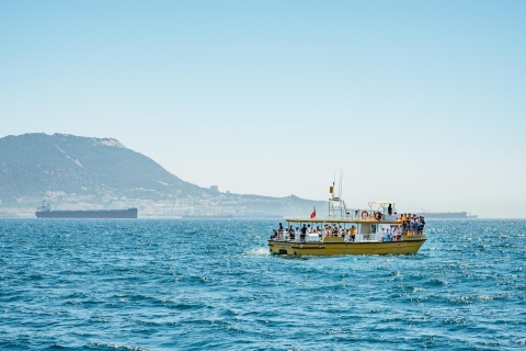 From Malaga: Gibraltar and Dolphin Sightseeing Boat Tour From Torremolinos Center