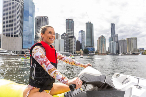 Brisbane City: Jet Ski Safari Tour to Moreton Bay One or Two People on a Jetski