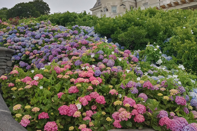 Historiska höjdpunkter i Newport,RI med förgylld tidsålder