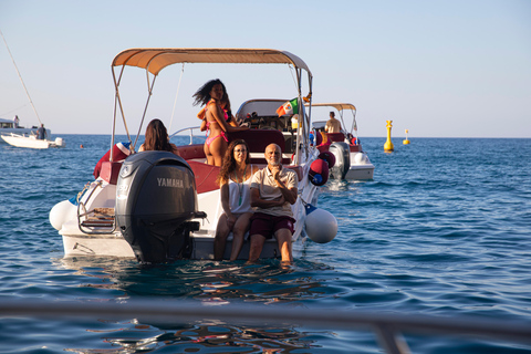 Polignano Sea Caves: Boat Tour with Snorkeling & Aperitif Sea Caves Boat Tour from San Vito