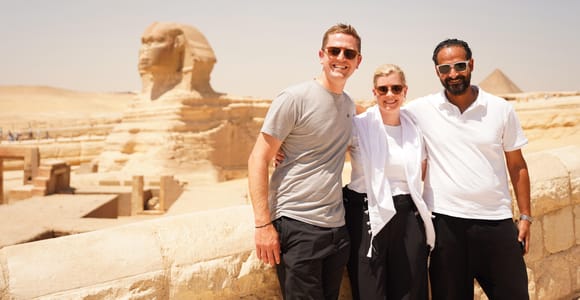 From Cairo or Giza: Giza Pyramids and Sphinx Private Tour