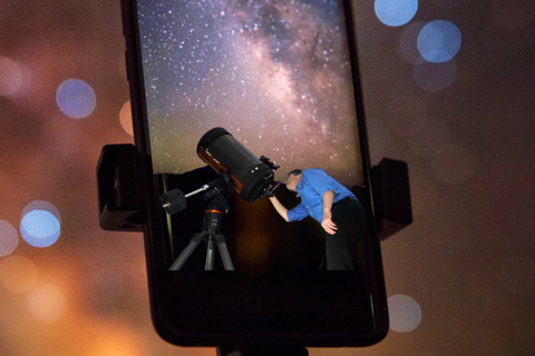 Telescopen bij de vulkaan Irazú