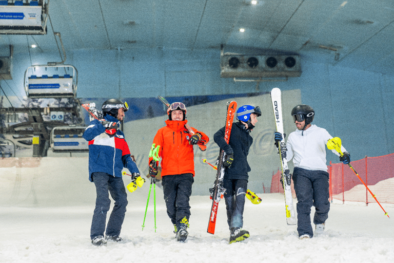 Dubai: Sesión en pista de 2 horas o de un día entero en Ski DubaiSesión de esquí en pista de día completo