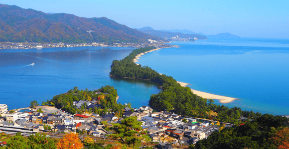 Osaka/Kyoto: Amanohashidate & Miyama Tour mit Boot & Mittagessen
