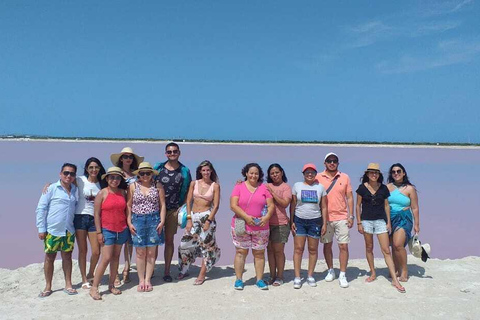 Excursies naar Lagartos, Coloradas en Playa CancúnitoMerida: Excursie naar het strand van Ria Lagartos, Coloradas & Cancunito