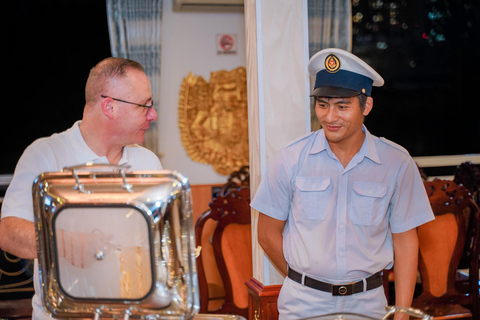 Ho Chi Minh: Water Puppet Show and Dinner Cruise (Max 11) Dinner on Cruise ONLY (With Guide, Pick-up & Drop-off)