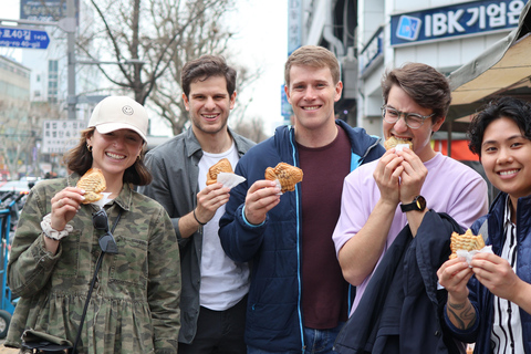 Streetfood op de markt van Ghwangjang en DongdaemunStreetfood in Ghwangjang en Dongdaemun Market