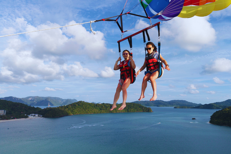 Soar Above Langkawi: Parasailing On Boat Parasailing On Boat SINGLE FLYER