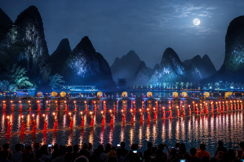 YangShuo: Impression Liu Sanjie Show Ticket with Options A2 President VIP | Tea Break, Drinks & Premium View
