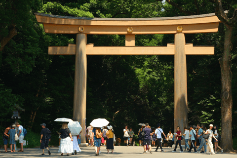 Tokio: wandeltour langs de hoogtepunten van Harajuku en Meiji JinguTijdreizen in Tokio: popcultuur in Harajuku en het Meiji Jingu-heiligdom