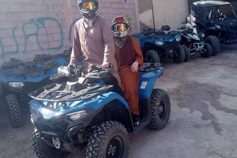 paseo en camello en quad y almuerzo en el desierto de agafay