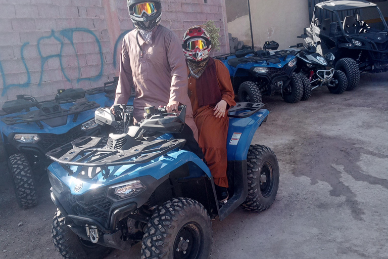 Quad e cena nel deserto di Agafay