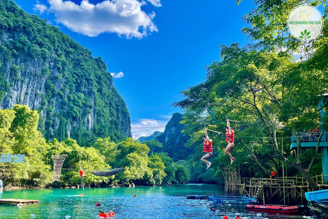 Phong Nha: Cave Exploration and Zipline Dark Cave Tour