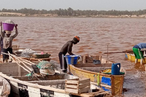 From Dakar: Pink Lake and Jeep Tour with Hotel Pickup