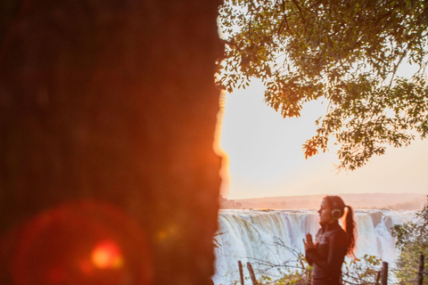 Victoria Falls: Sunrise Yoga Session with Breakfast Private Tour