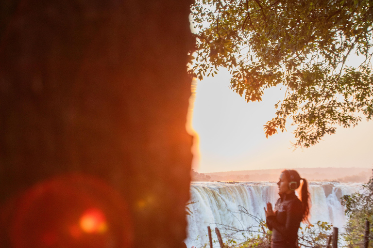 Victoria Falls: Sunrise Yoga Session with Breakfast Private Tour