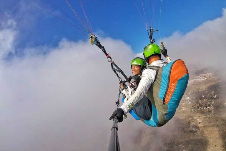 Tandem paragliding flight in Tenerife. Gold Flight package