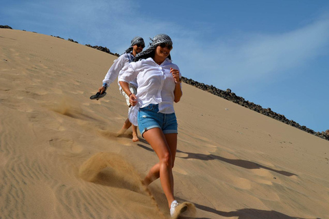 Hurghada : ATV-körning och besök på SAND MOUNTAINATV morgon (upphämtning från hotell utanför Hurghada)