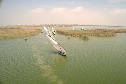Valencia: Sonnenuntergang in der Albufera auf einem Segelboot mit ortskundigem Guide