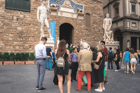 Firenze: Tour guidato a piedi per piccoli gruppiTour guidato in francese