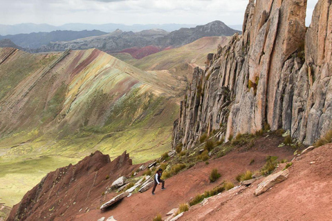 Hiking in the colored mountain of Palcoyo + stone forests