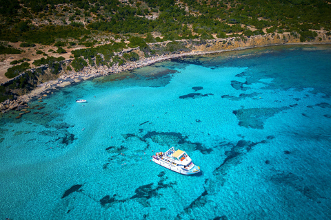 Limassol: Tour di un giorno in autobus e in barca dei Bagni di Afrodite e della Laguna Blu