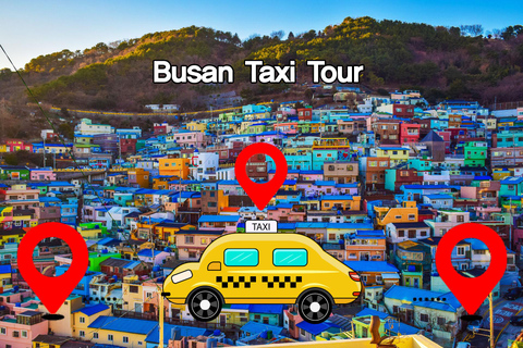 Excursión a Busan: Taxi Público Coche Charter PrivadoRecorrido en taxi por Busan 5 horas