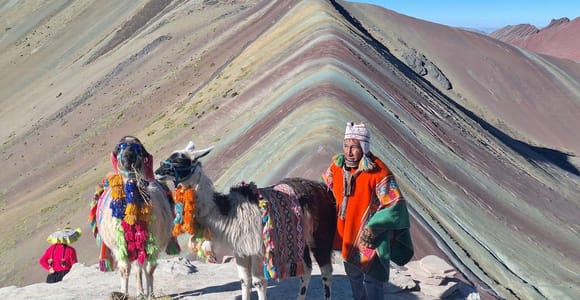 From Cusco: Rainbow Mountain Hike/ optional Red Valley Visit