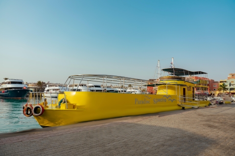 Hurghada: Paradise Spectra Semi-Submarine mit SchnorchelnVon Soma Bay, Safaga, El Gouna