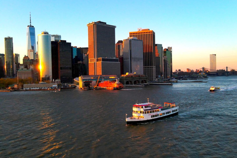 New York : croisière nocturne dans le port