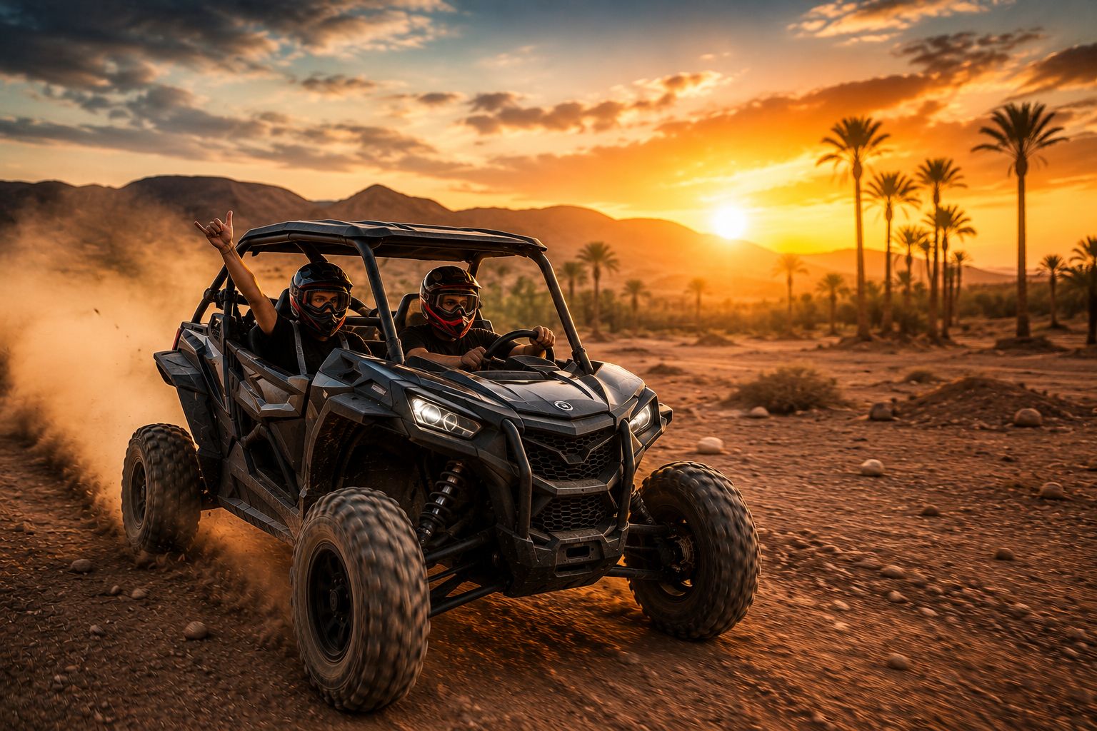 Buggy-Tour durch die Wüste und die Palmerie von Marrakesch