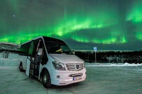 Tromsø: wycieczka all inclusive minibusem ku zorzy polarnej