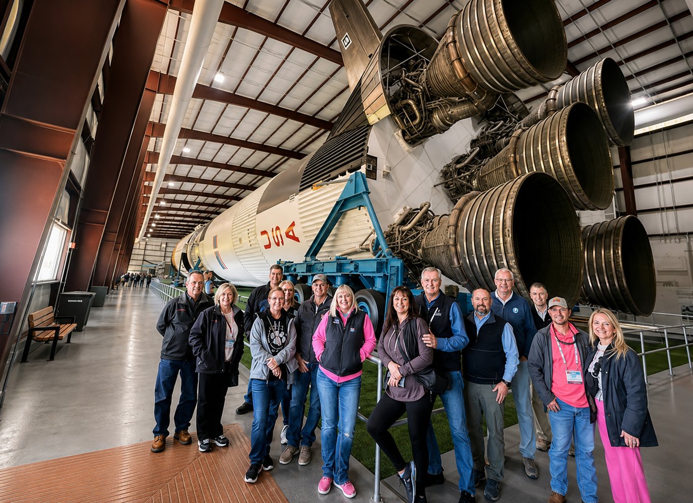 Houston: Billet til NASA Space Center og tur-retur-transport