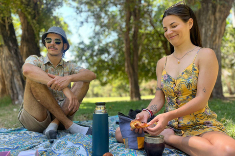 Sharing mate and all its secrets: a picnic at the Parque Gral San Martín