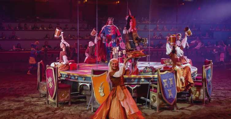 Las Vegas : spectacle du Tournoi des rois à l'Excalibur