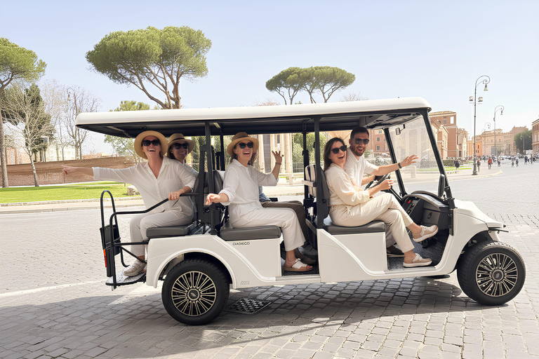 Rome: Explore Top Attractions by Exclusive Golf Cart Tour Private Golf Cart: Explore Top Attractions in Rome