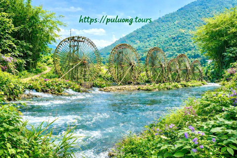 From Hanoi: 3-Day Ninh Binh & Pu Luong Nature Adventure Option 2: Deluxe Hotel & Deluxe Resort with Mountain View