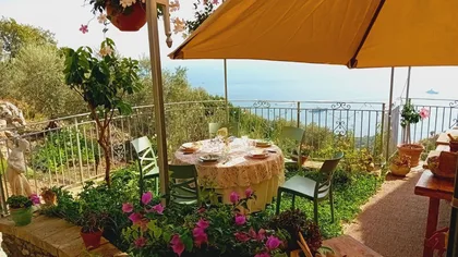 Sorrento: Marì-Kochkurs in einem Familienbetrieb mit Blick auf die Küste
