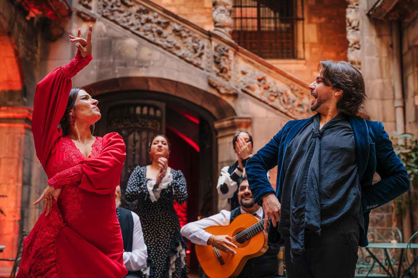 Flamenco á Palau Dalmases í Barselóna