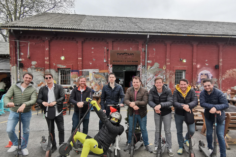 Visite des brasseries et des bières artisanales à bord d'un scooter électrique