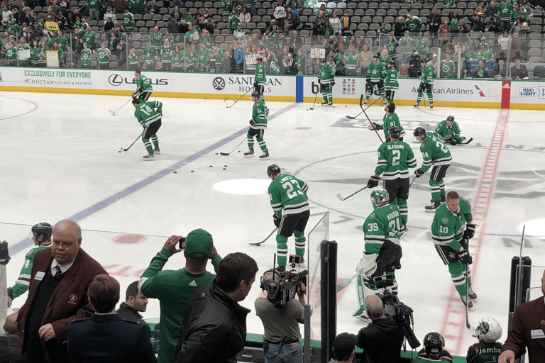 Dallas: Dallas Stars NHL Ice Hockey Game Ticket Lower Goal